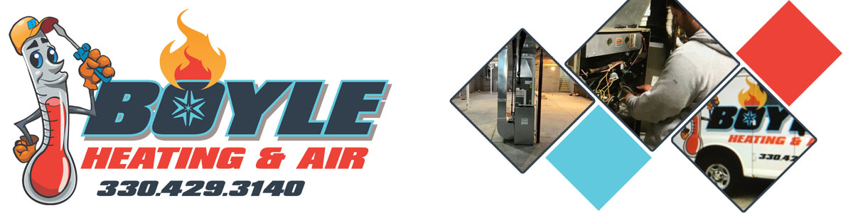 Large graphic with Boyle logo and photo collage.